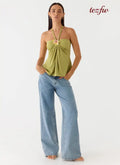 Aesha Low Rise Denim Jeans - Light Denim - Jeans