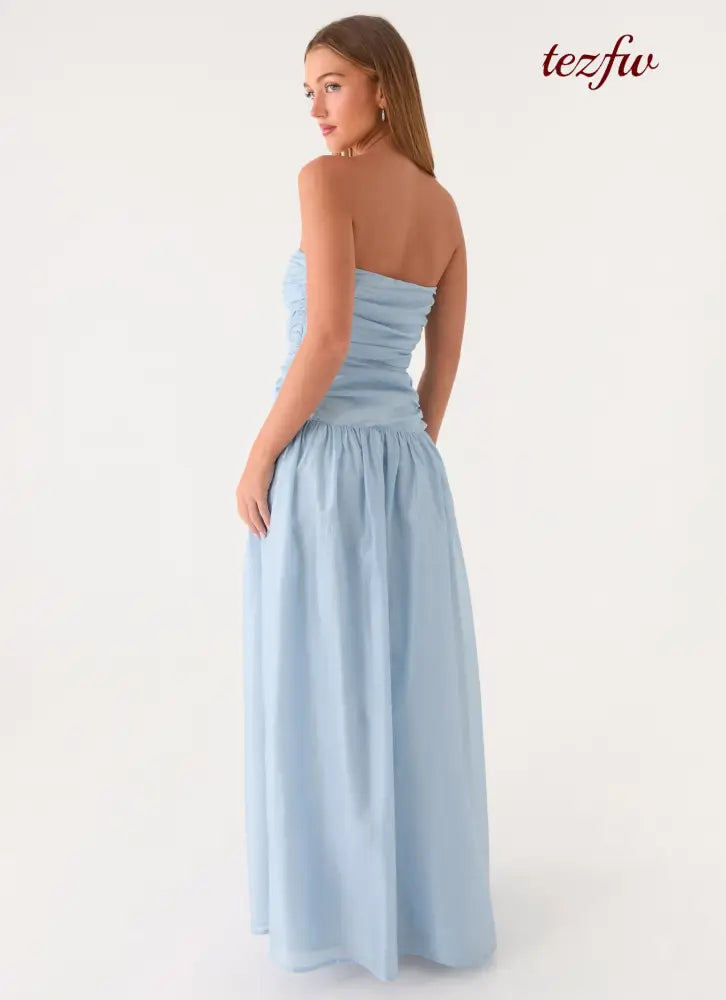 Eirwyn Maxi Dress - Blue - Maxi Dresses