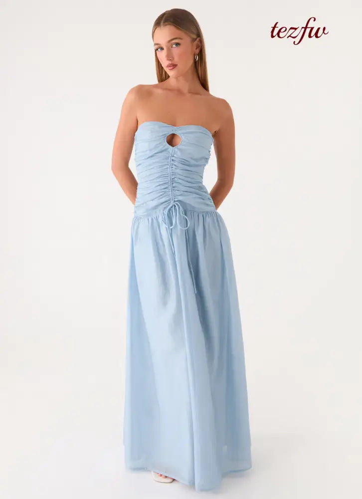 Eirwyn Maxi Dress - Blue - Maxi Dresses