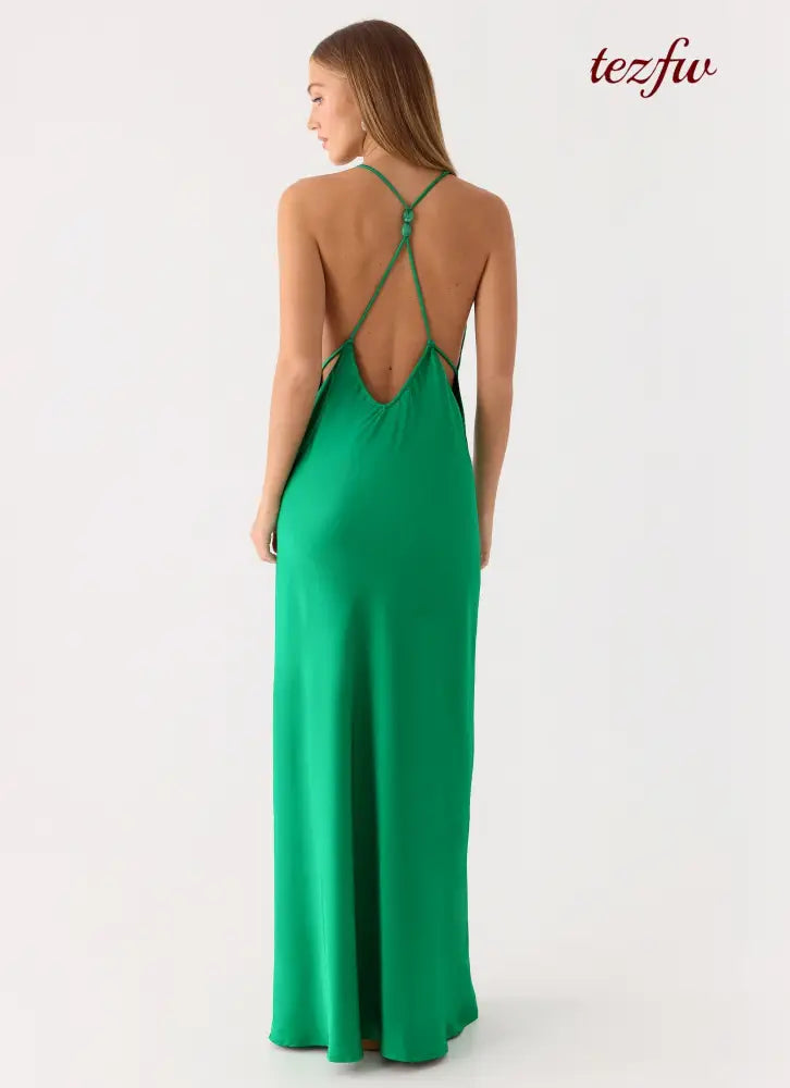 Esmeray Maxi Dress - Emerald Green - Maxi Dresses