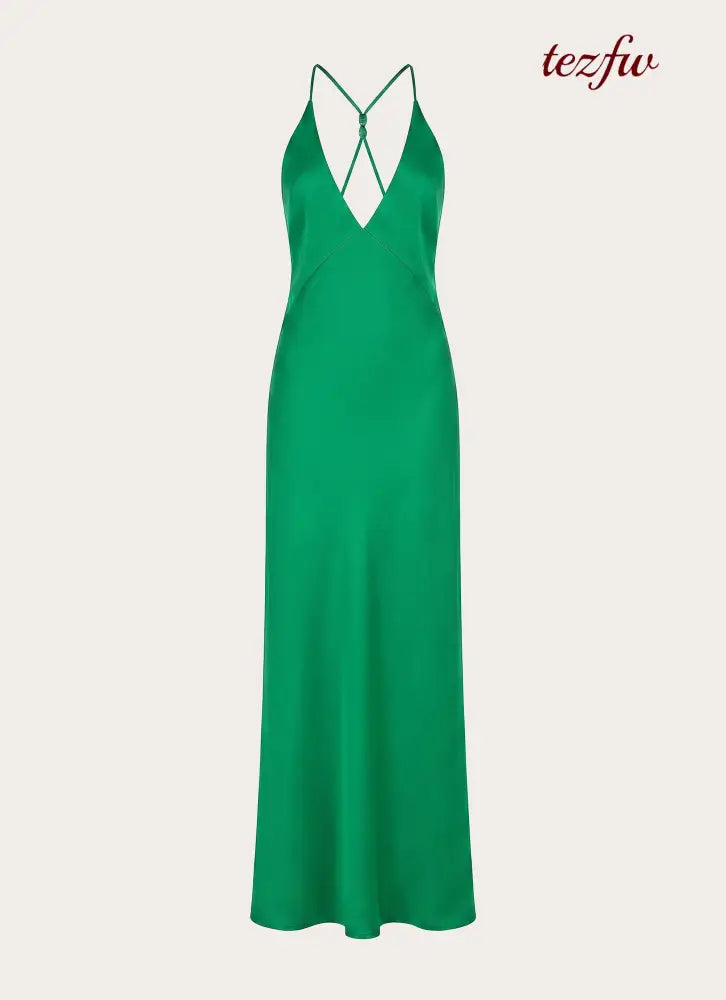 Esmeray Maxi Dress - Emerald Green - Maxi Dresses