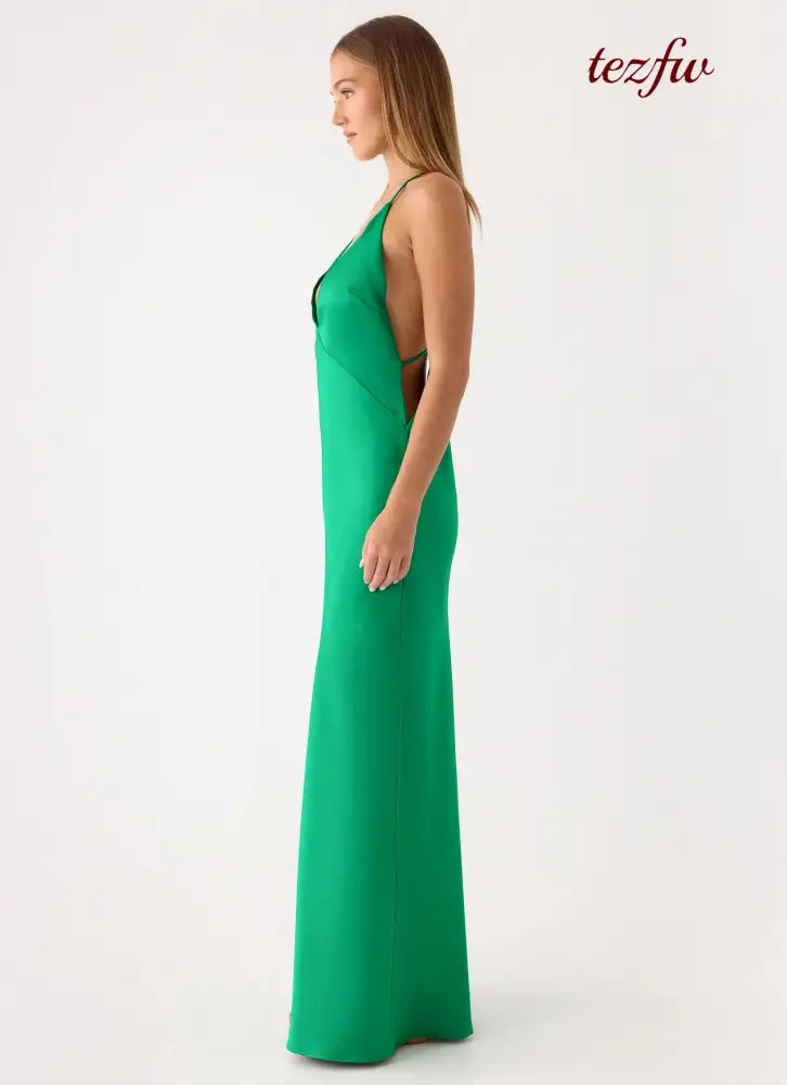Esmeray Maxi Dress - Emerald Green - Maxi Dresses