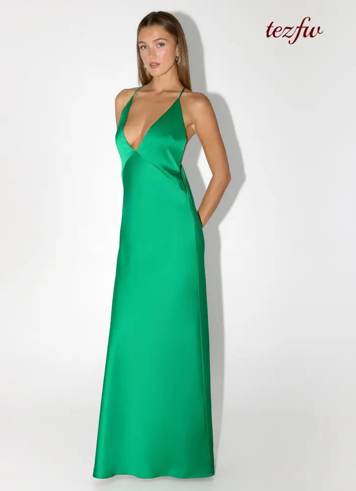 Esmeray Maxi Dress - Emerald Green - Maxi Dresses
