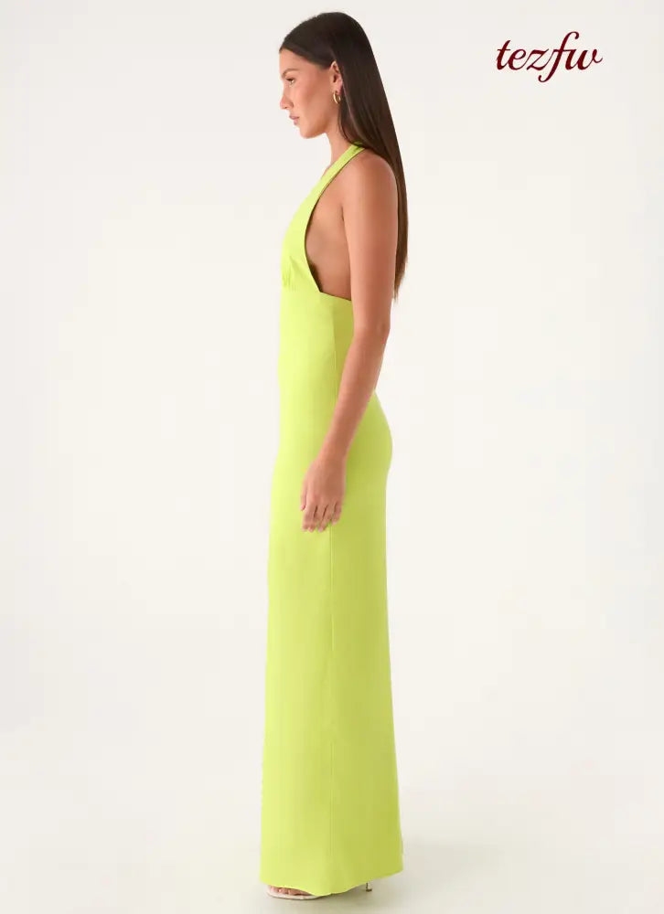 Feyric Maxi Dress - Apple Green - Maxi Dresses