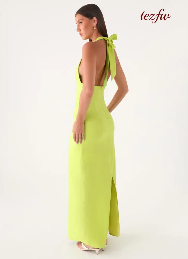 Feyric Maxi Dress - Apple Green - Maxi Dresses