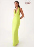 Feyric Maxi Dress - Apple Green - Maxi Dresses