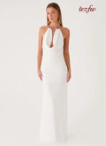 Hena Maxi Dress - White - Maxi Dresses