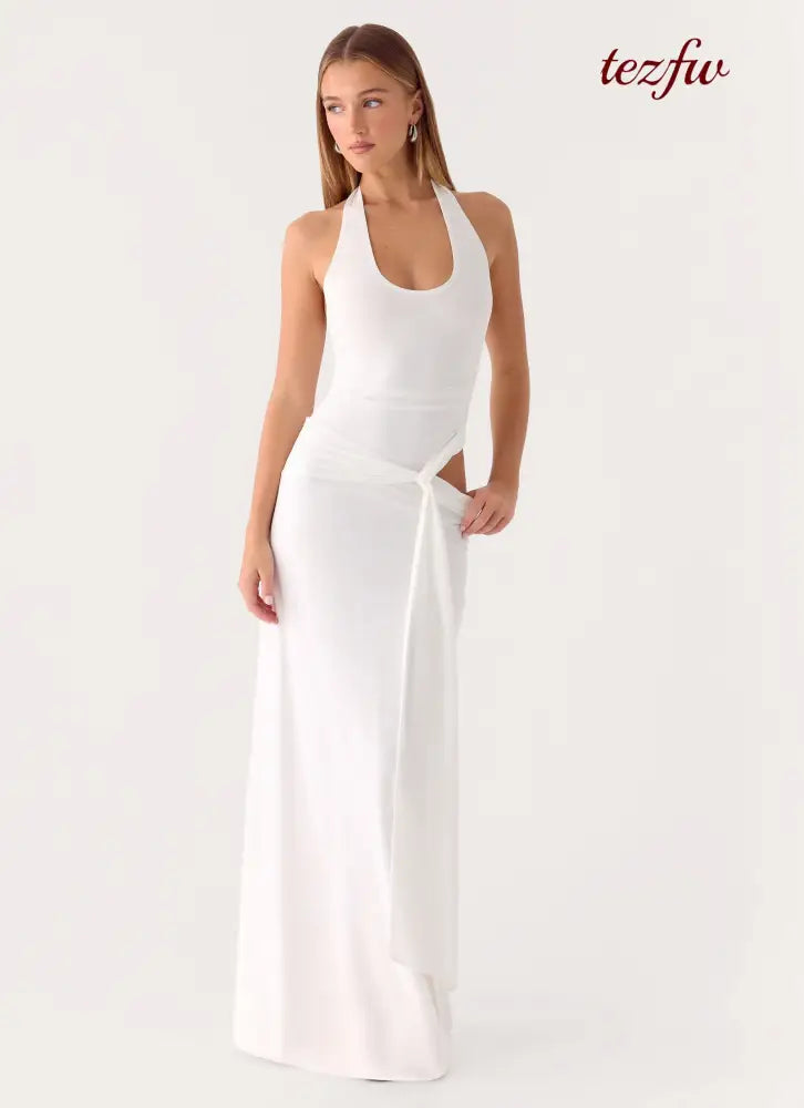 Karise Maxi Dress - White - Maxi Dresses