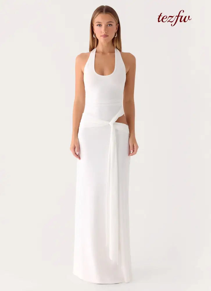 Karise Maxi Dress - White - Maxi Dresses