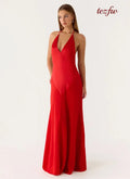 Leilah Maxi Dress - Cherry - Maxi Dresses