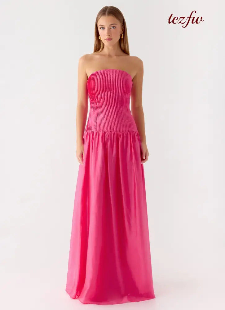 Ophielle Maxi Dress - Fuchsia - Maxi Dresses