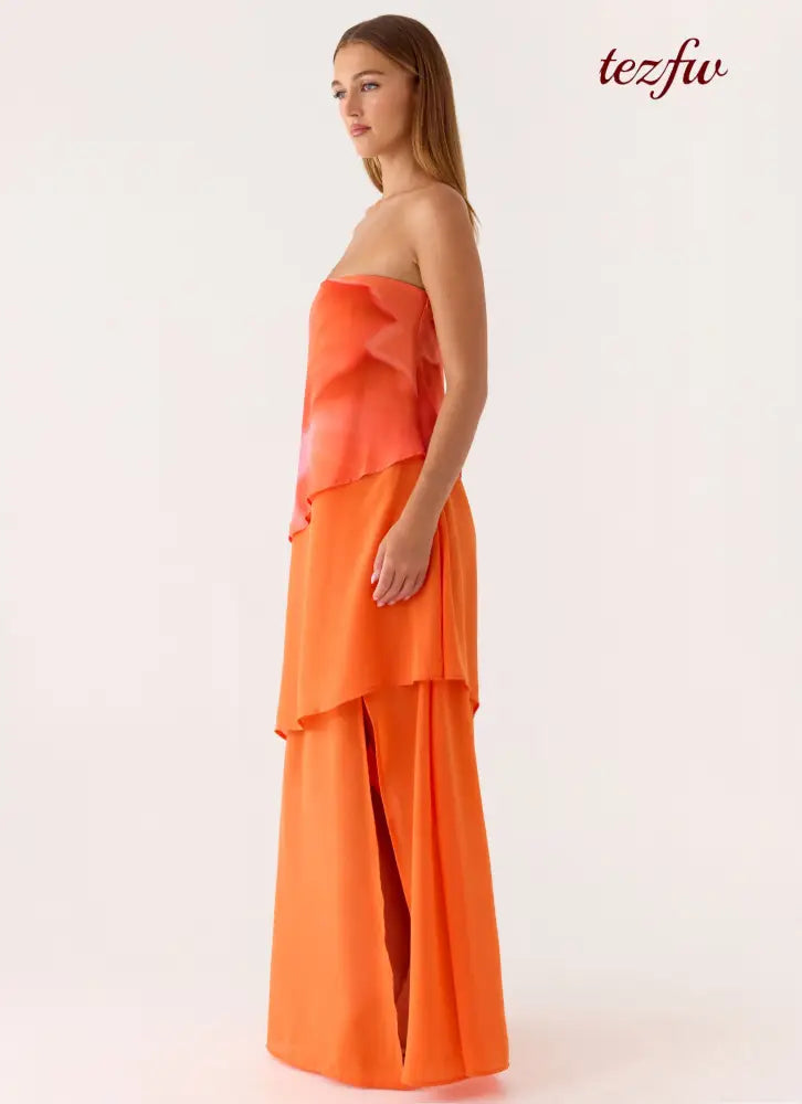 Persuasive Maxi Dress - Orange Blossom - Maxi Dresses