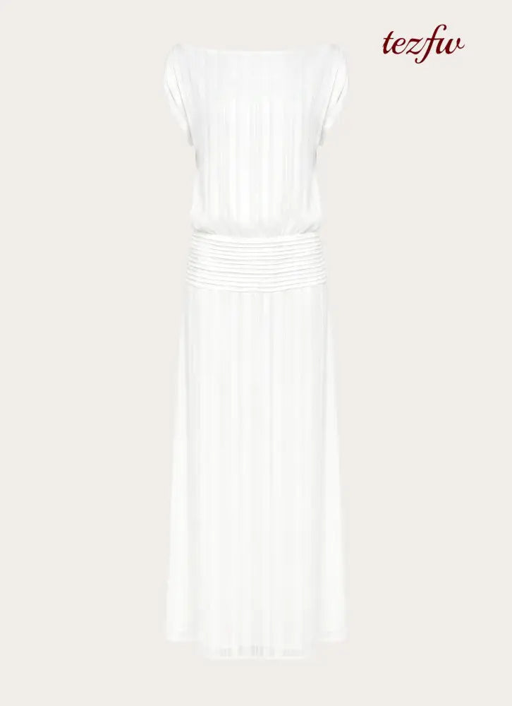 Rexi One Shoulder Maxi Dress - White - Maxi Dresses