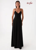 Russian Roulette Maxi Dress - Black - Maxi Dresses