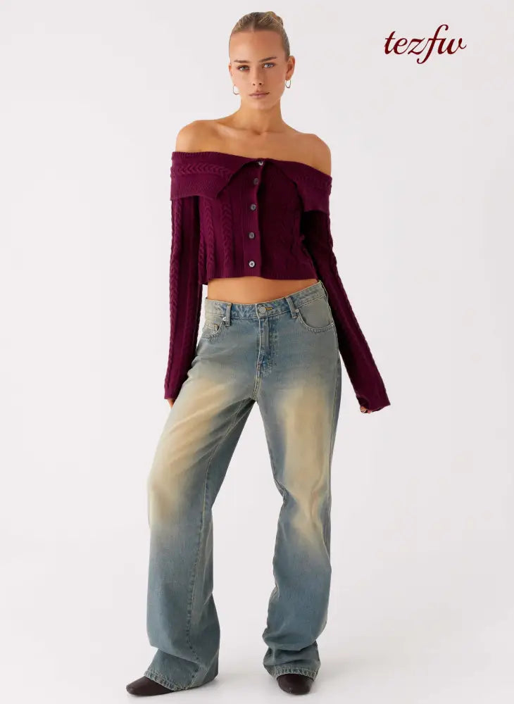 San Diego Straight Leg Denim Jeans - Blue Wash - Jeans