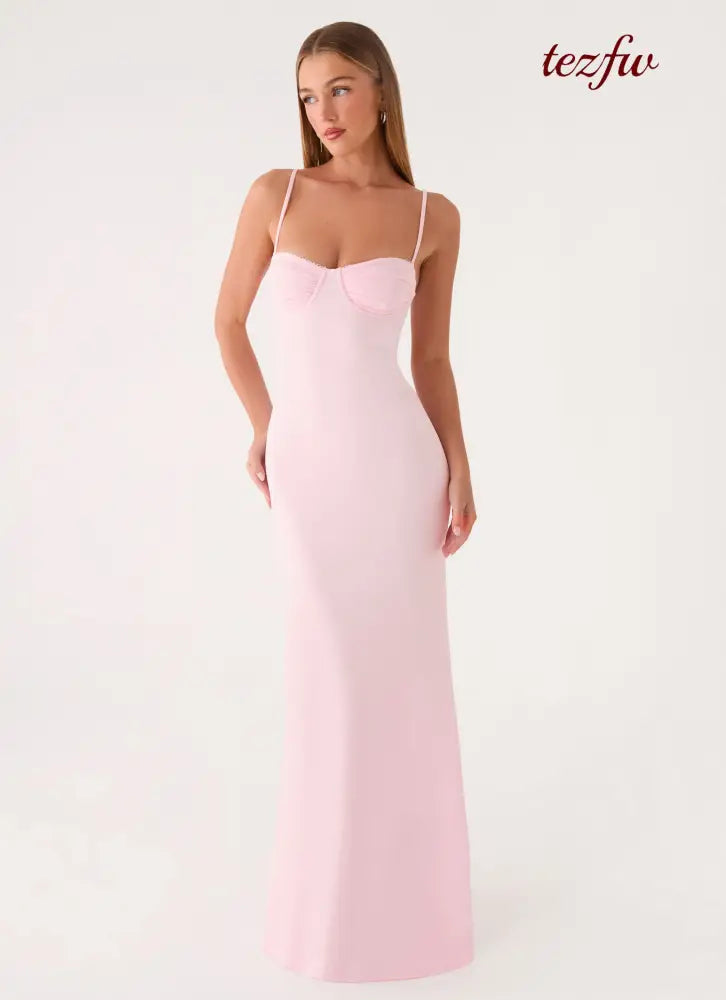 Vamonos Maxi Dress - Pink - Maxi Dresses
