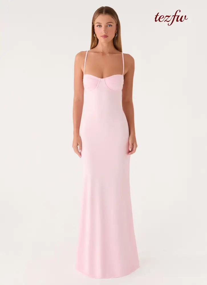 Vamonos Maxi Dress - Pink - Maxi Dresses